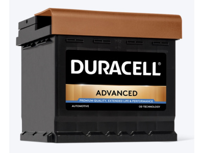 12V 44Ah, 420A, Duracell advanced