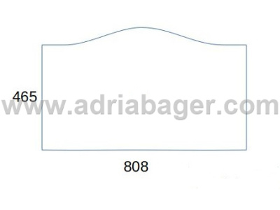 Caterpillar 300E, 252-1245, Spodnje prednje steklo