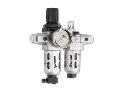 Skupina pripravna G1/4, filter in naoljevalec zraka, 500L/min, BSP - 60405 [FRCLM136134-S/G]