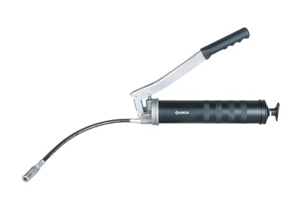Tlačilka za mast dvoročna ''heavy duty'' 400g, s fleksibilno cevjo M10x1 - 42721 [G1F/HD/M]